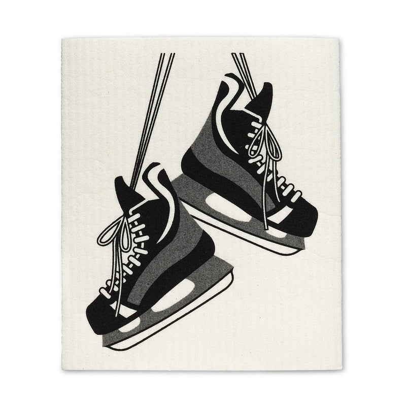 Load image into Gallery viewer, Hockey Skates &amp; Stick : Eco Dishcloths
