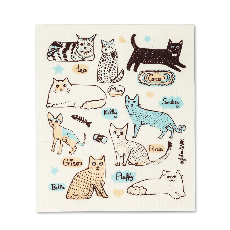 Load image into Gallery viewer, Cats : Eco Dishcloths
