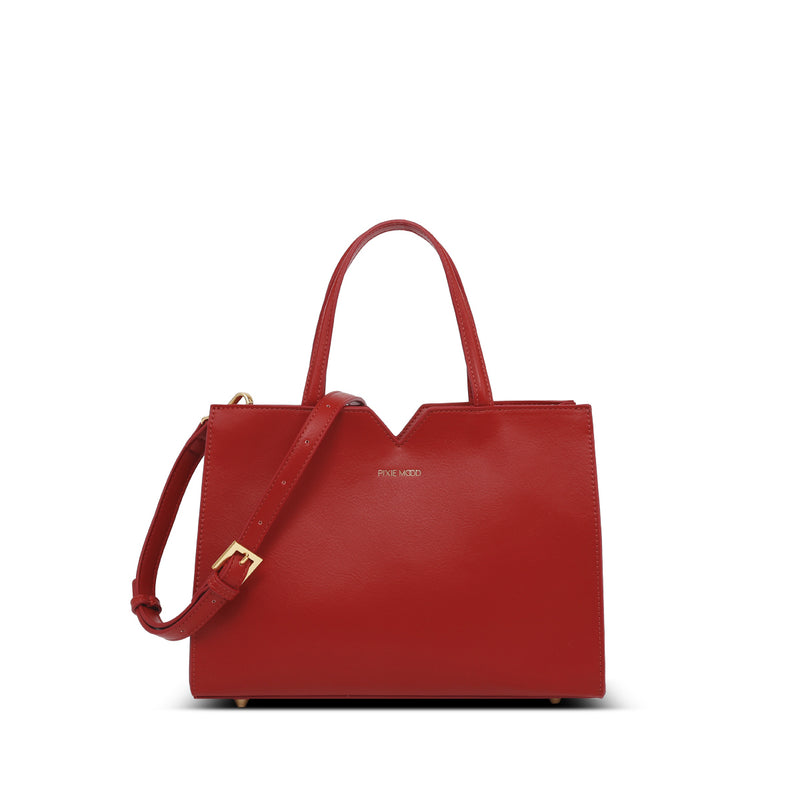 Load image into Gallery viewer, Aurora Satchel in Cranberry
