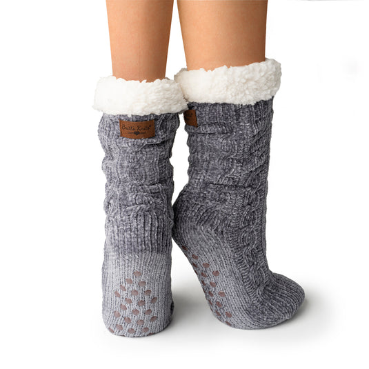 Beyond Soft Slipper Socks in Grey