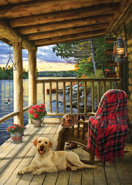 Jigsaw Puzzle : Cabin Porch