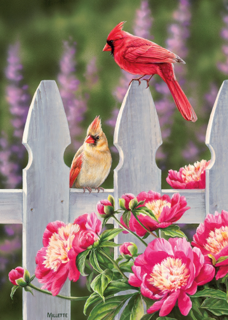 Load image into Gallery viewer, Jigsaw Puzzle : Cardinals and Peonies
