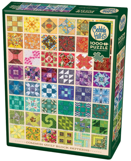 Jigsaw Puzzle : Common Quilt Blocks