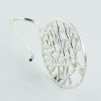 Load image into Gallery viewer, Tree of Life Earrings, Sterling Silver
