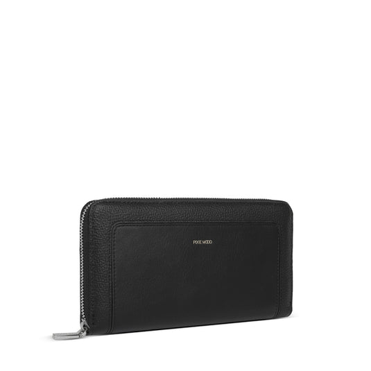Emma Zip-around Wallet in Black