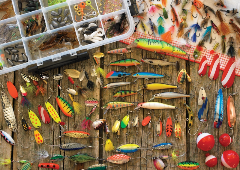 Load image into Gallery viewer, Jigsaw Puzzle : Fishing Lures
