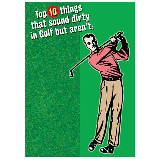 Birthday Card - Dirty Golf