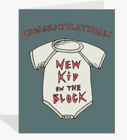 New Kid on the Block - Baby Card