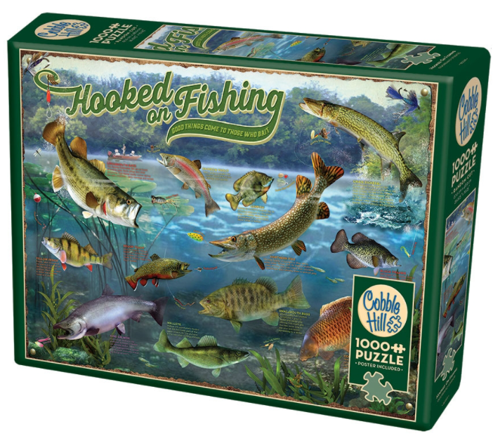 Load image into Gallery viewer, Jigsaw Puzzle : Hooked on Fishing
