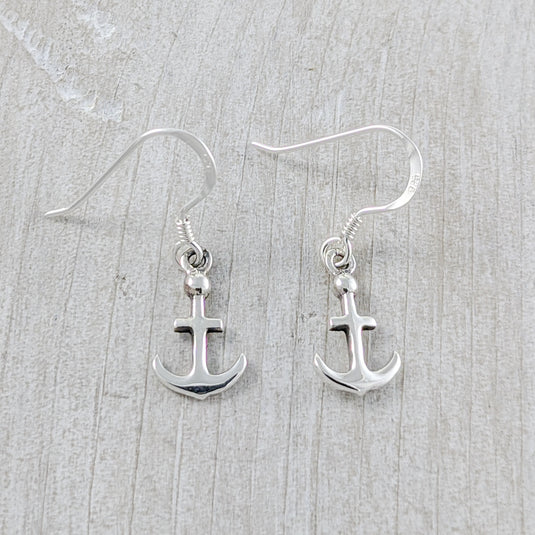 Little Anchors Earrings in Sterling Silver