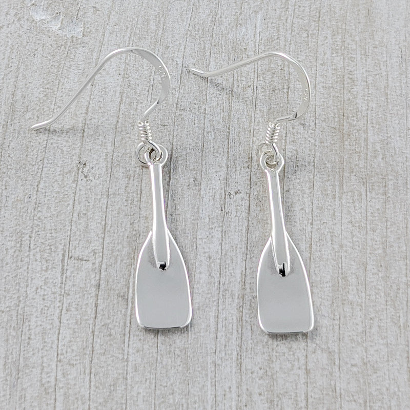 Load image into Gallery viewer, Paddle Earrings in Sterling Silver
