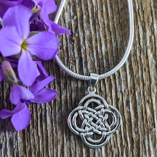 Celtic Knot Pendant, Sterling Silver