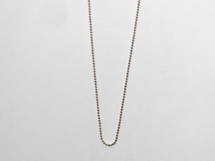 Bead Chain, Thin, Sterling Silver