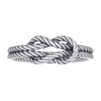 Knotted Wires Ring in Sterling Silver