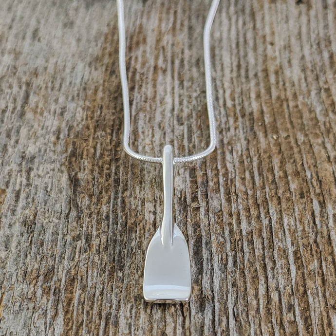 Paddle Pendant, Large. Sterling Silver