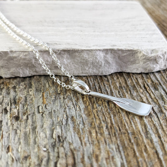 Paddle Pendant (small), Sterling Silver