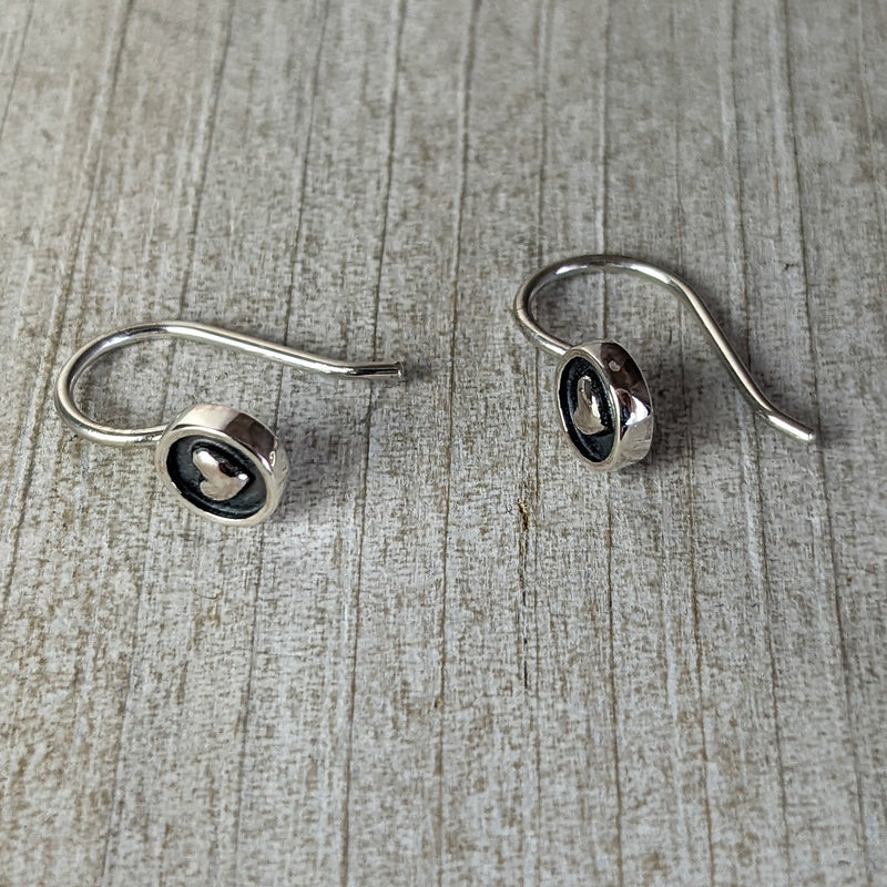 Load image into Gallery viewer, Sweetheart Earrings, Sterling Silver
