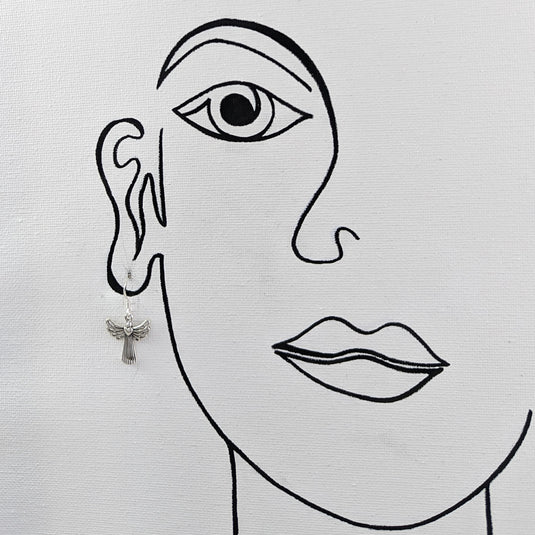 Loving Guardian Earrings in Sterling Silver