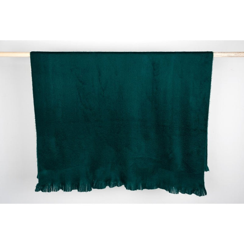 Load image into Gallery viewer, Alpaca Blend Throw in Forest
