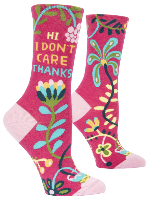 Women's Socks : Hi, I don't care, thanks.