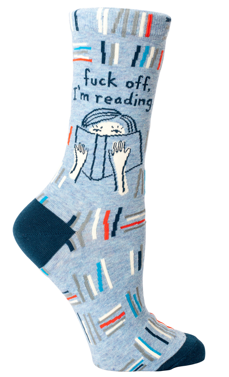 Load image into Gallery viewer, F-Off I&#39;m Reading. Women&#39;s Socks
