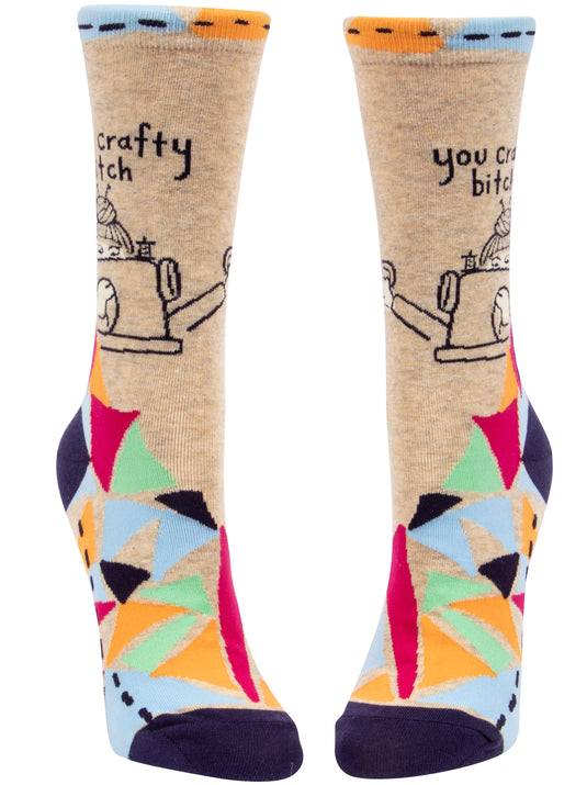 Women's Socks : Crafty B@#%