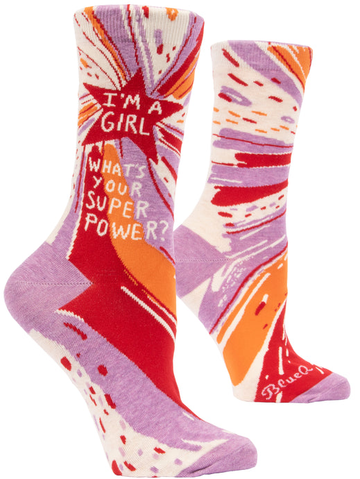 I'm a Girl Super Power. Women's Socks