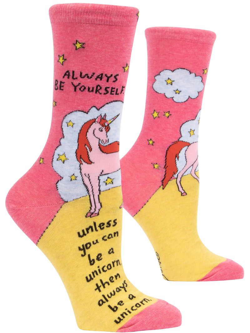Load image into Gallery viewer, Always be a unicorn : Women&#39;s Socks

