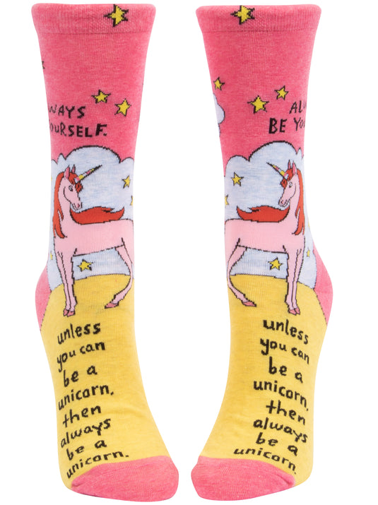 Always be a unicorn : Women's Socks