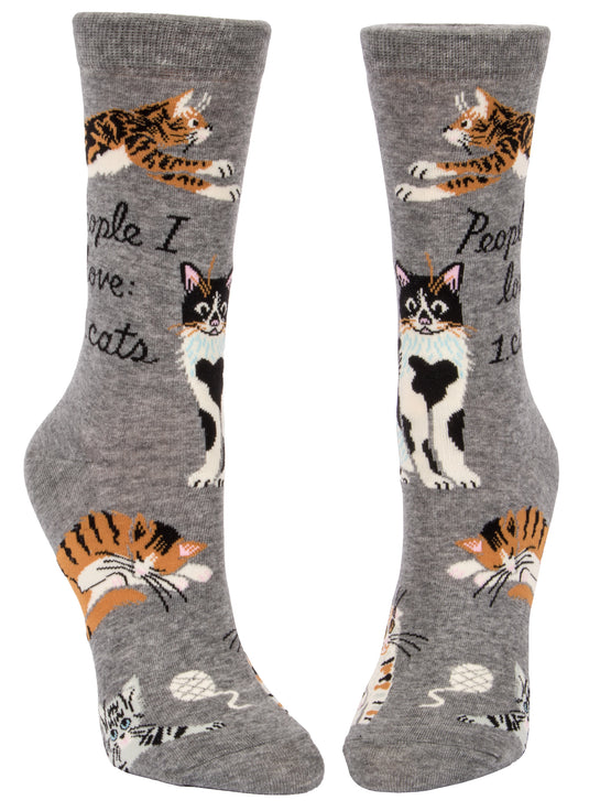 People I love CATS. Women's Socks