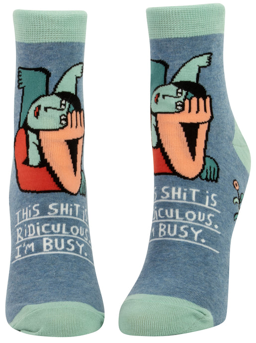 Women's Socks : This Sh** is ridiculous I'm busy.
