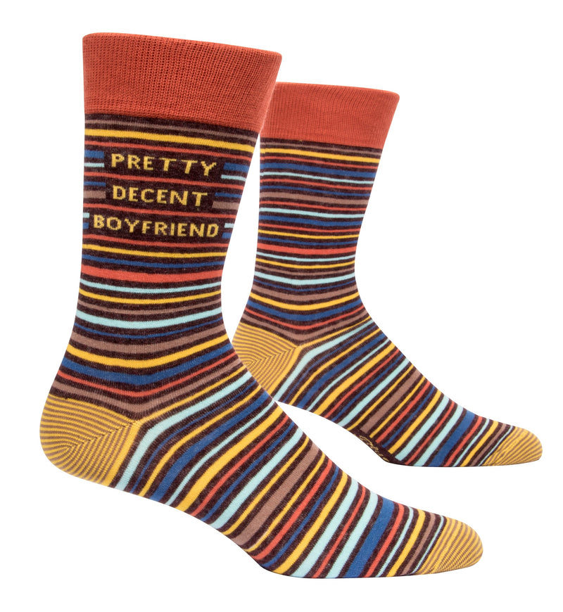 Load image into Gallery viewer, Men&#39;s Socks : Pretty Decent Boyfriend
