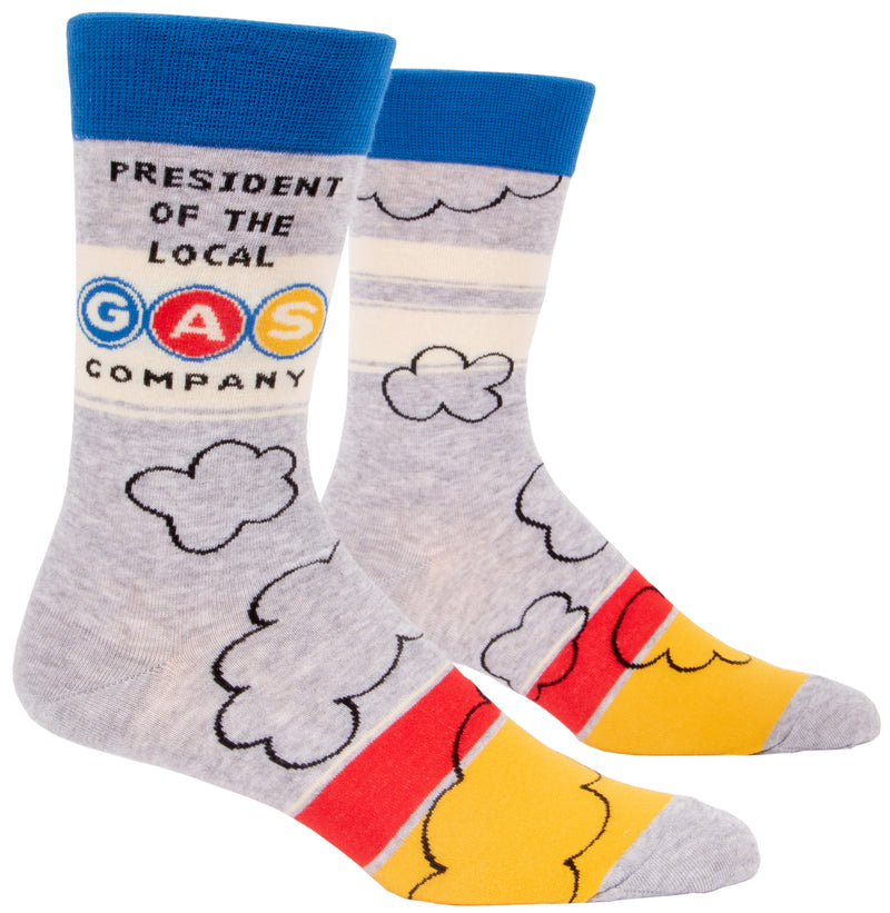 Load image into Gallery viewer, President of the Local Gas Company : Men&#39;s Socks
