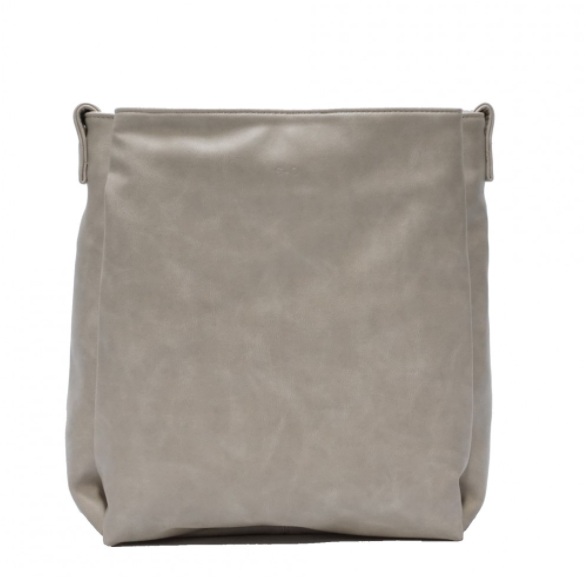 Load image into Gallery viewer, Michelle Crossbody : Cloud Grey. Vegan Leather.

