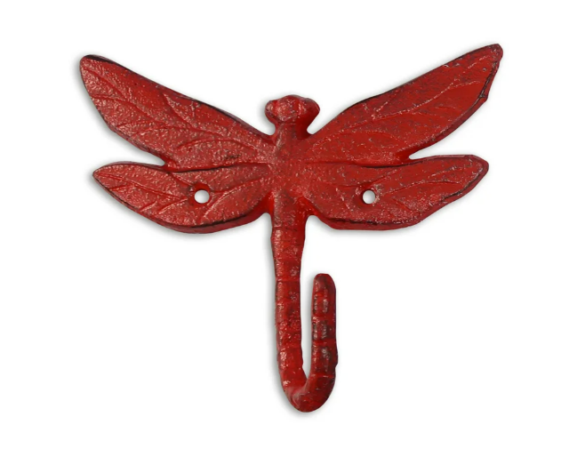 Dragonfly Hook in Red