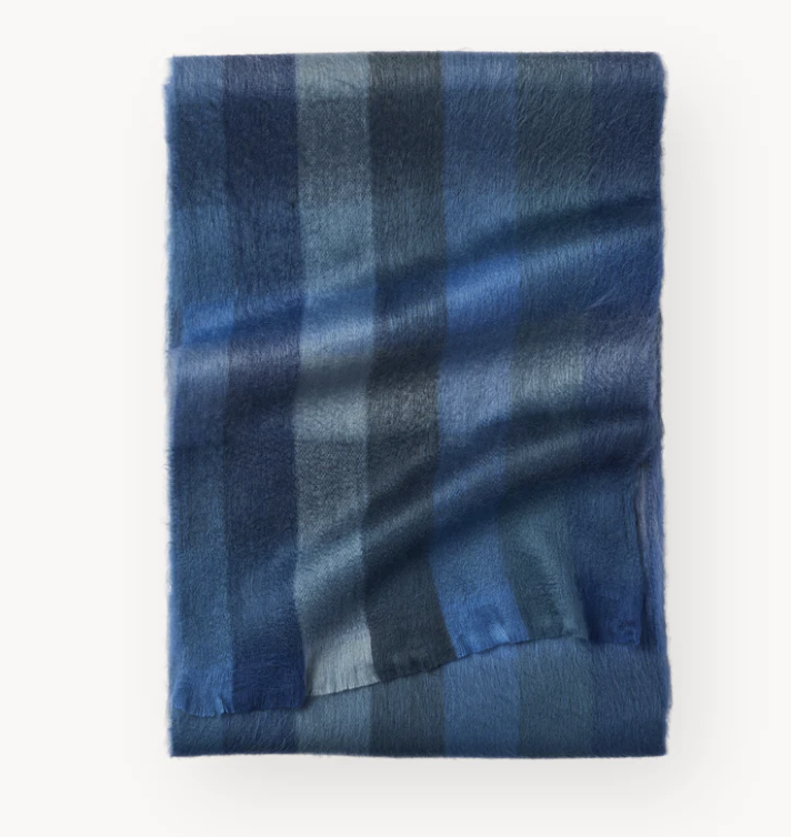 Load image into Gallery viewer, Alpaca Scarf in Waterfall Check
