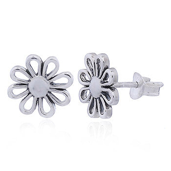 Load image into Gallery viewer, Daisy Stud Earrings, Sterling Silver
