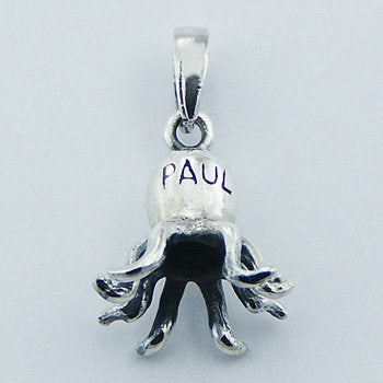 Paul the Octopus Sterling Silver Pendant