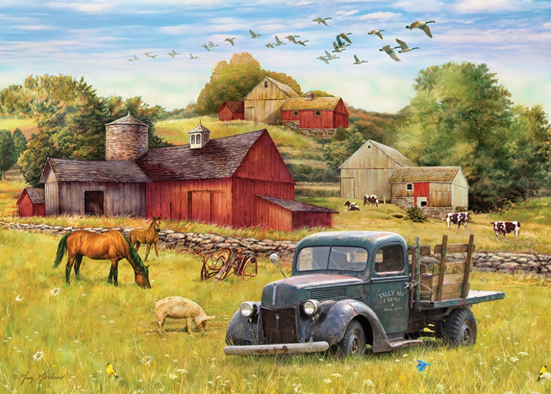 Load image into Gallery viewer, Jigsaw Puzzle : Summer Afternoon on the Farm
