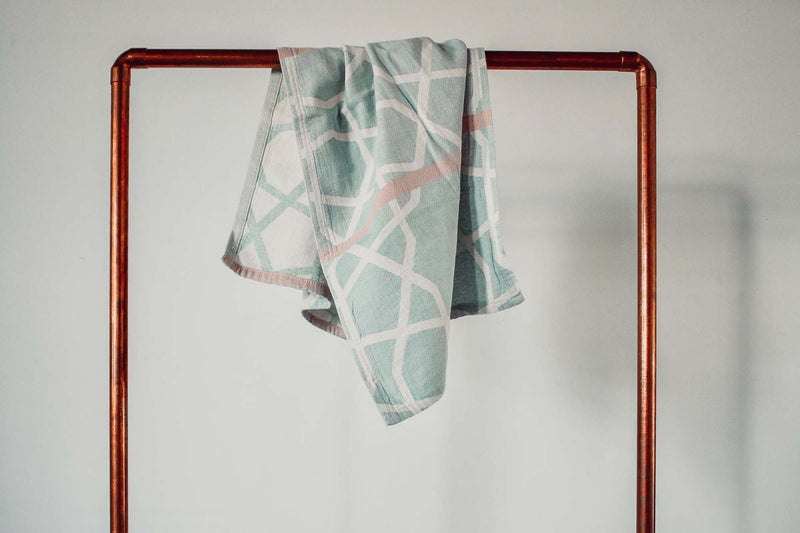 Load image into Gallery viewer, Tea Towel : Mosaic Jade
