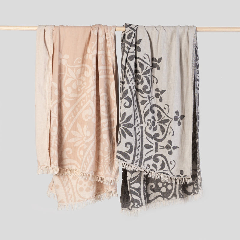Load image into Gallery viewer, Turkish Towel : Leonora in Beige
