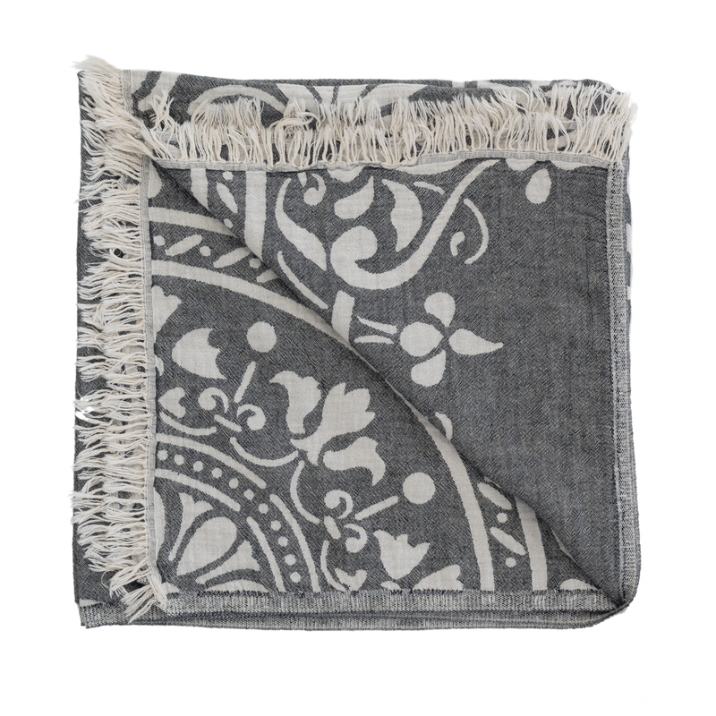Load image into Gallery viewer, Turkish Towel : Leonora in Black
