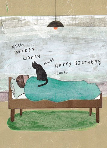 Birthday Card: Wakey Wakey
