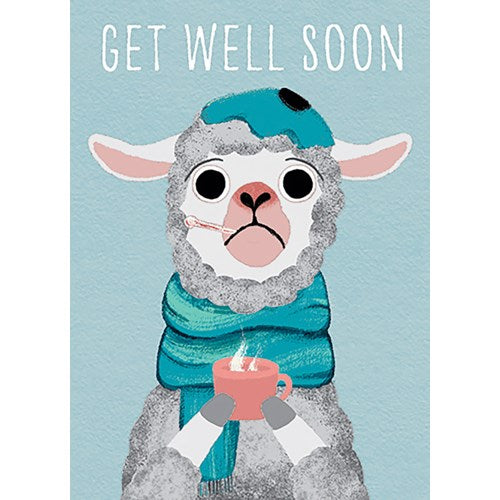 Card: Get Well Soon Llama