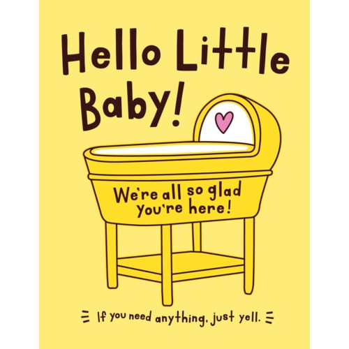 Card: Hello Little Baby