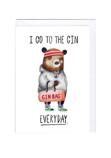Card: Gin Bear