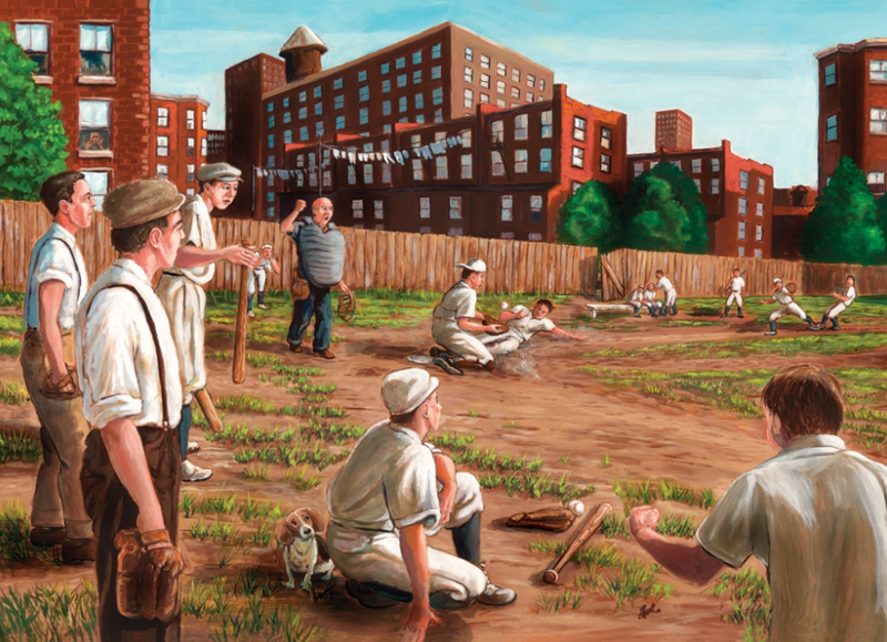 Load image into Gallery viewer, Jigsaw Puzzle : Old Time Baseball
