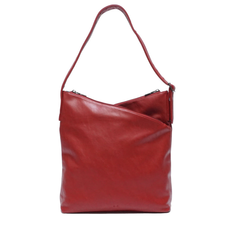Load image into Gallery viewer, Saima Purse : Ruby. Vegan Leather.
