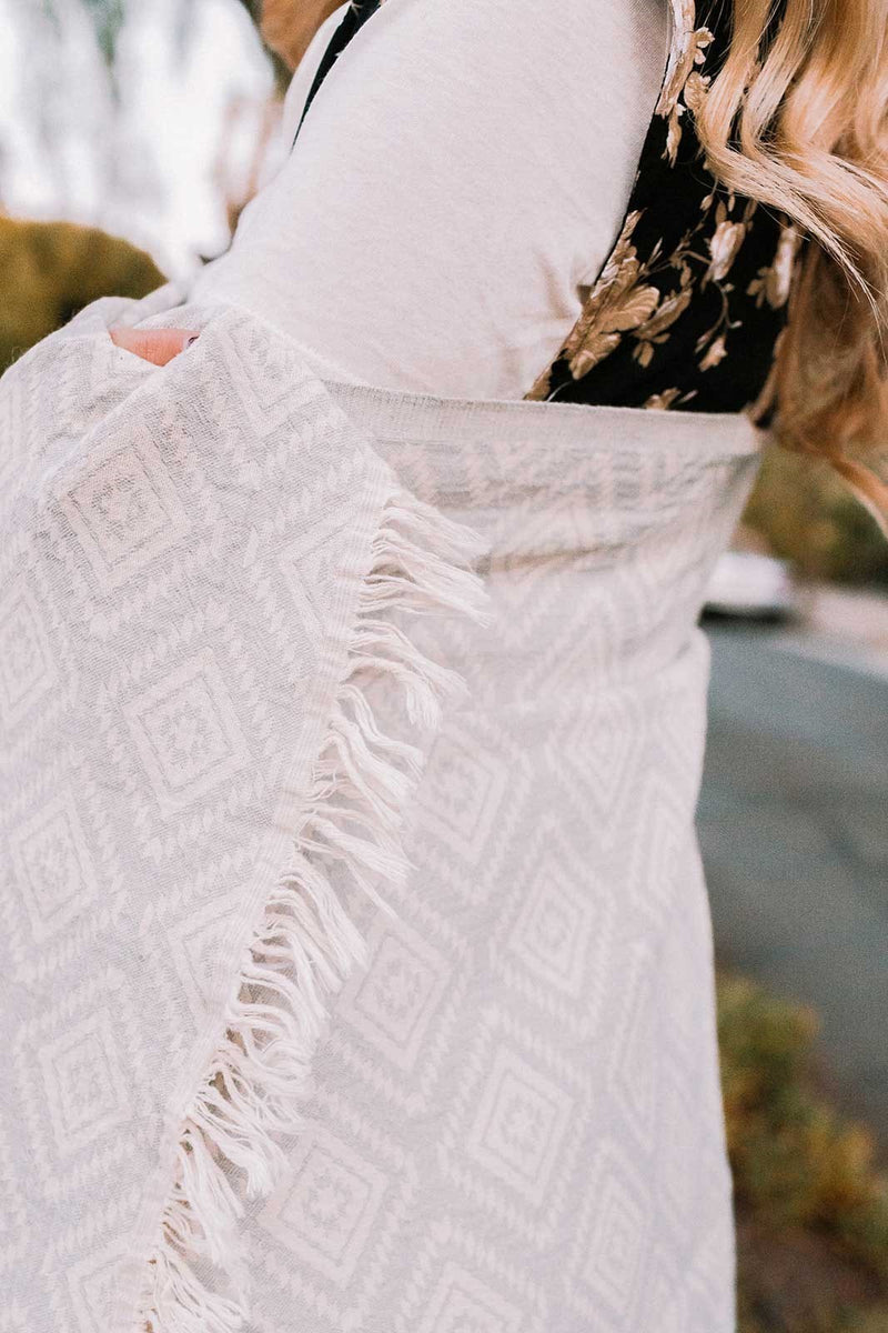 Load image into Gallery viewer, Turkish Towel :  Pyramid Light Grey
